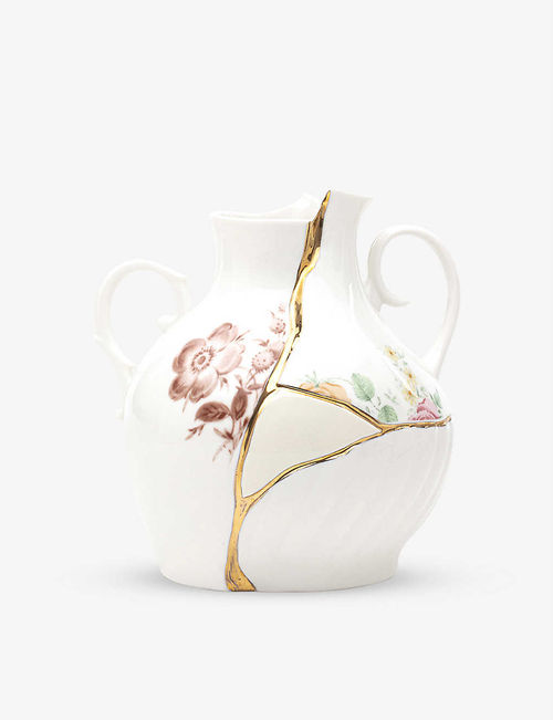 Kintsugi porcelain and...