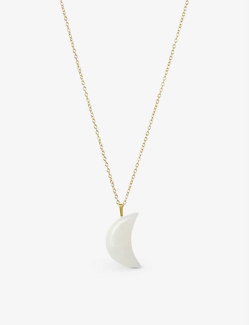 Iqra Moon 18ct yellow-gold...