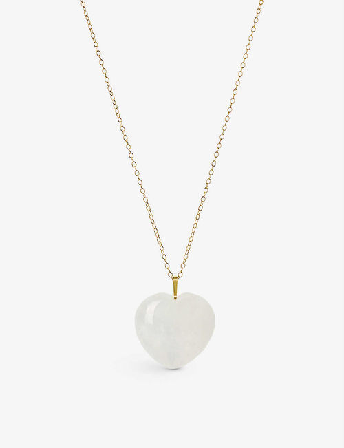 Iqra Heart 18ct yellow-gold...