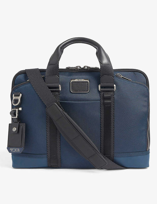 Aviano slim woven briefcase