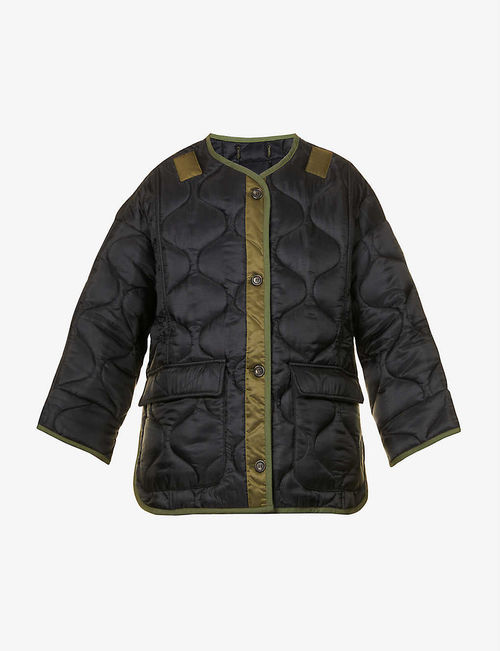 Teddy quilted-shell jacket