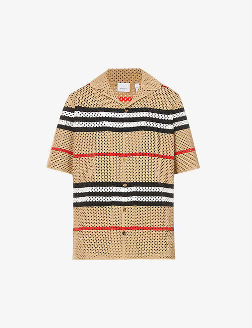 Malet striped woven shirt