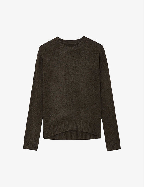 Cici Patch cashmere jumper