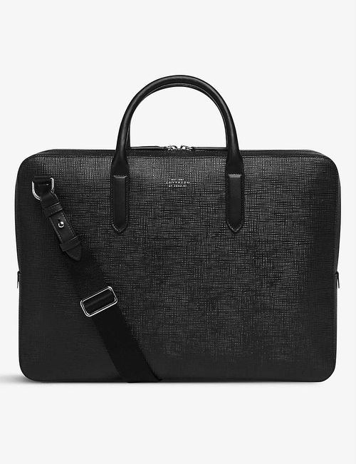 Panama large leather briefcase