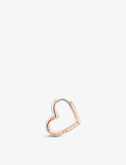 Heart 18ct rose gold-plated...