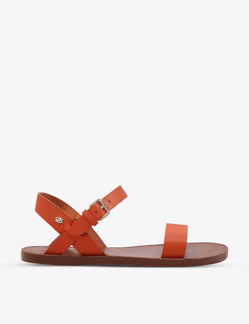 Leelas flat leather sandals