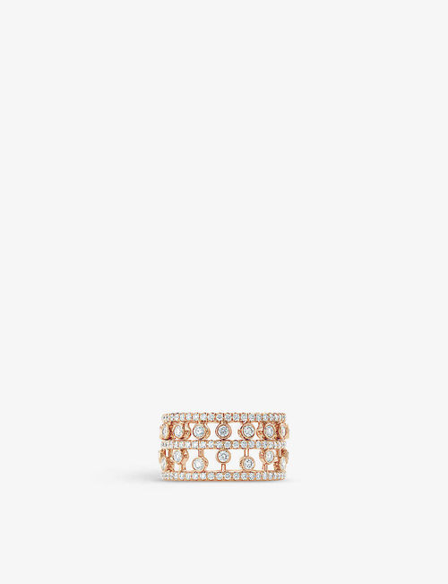 Dewdrop 18ct rose-gold and...