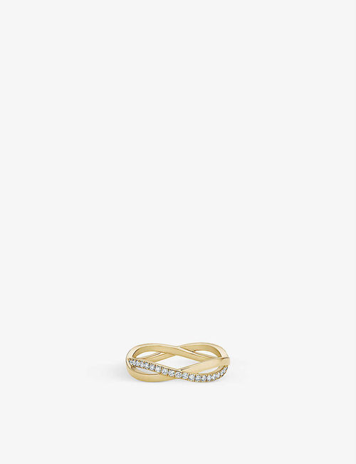 Infinity 18ct yellow gold and...