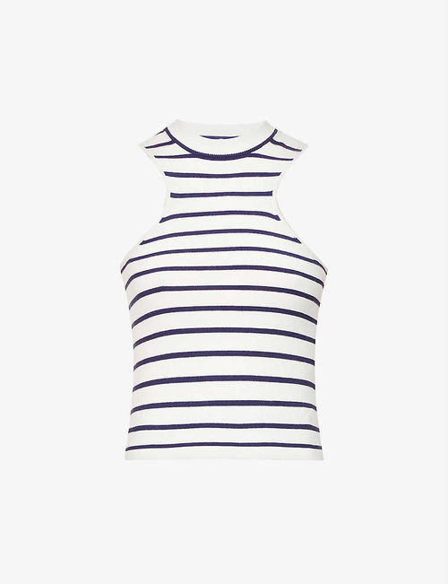 Louise striped knitted top