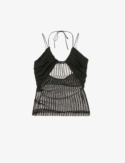 Carry stretch-woven top