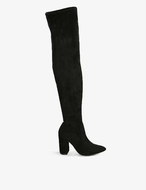 Vivi faux-suede knee-high...