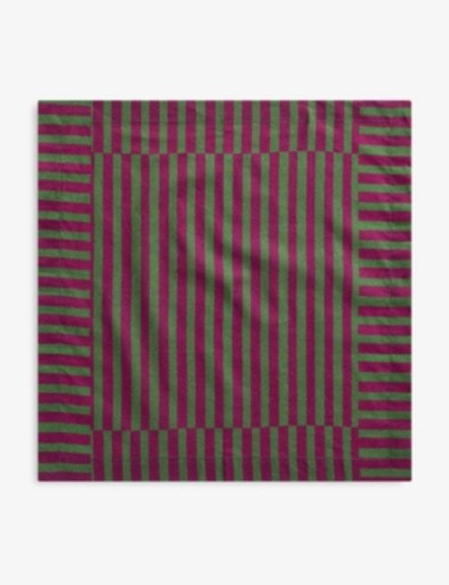 Forest stripe woven napkin
