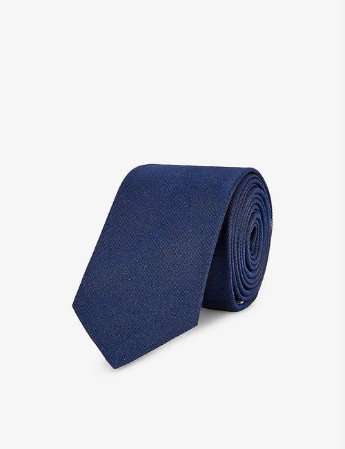 Lobster-icon silk tie