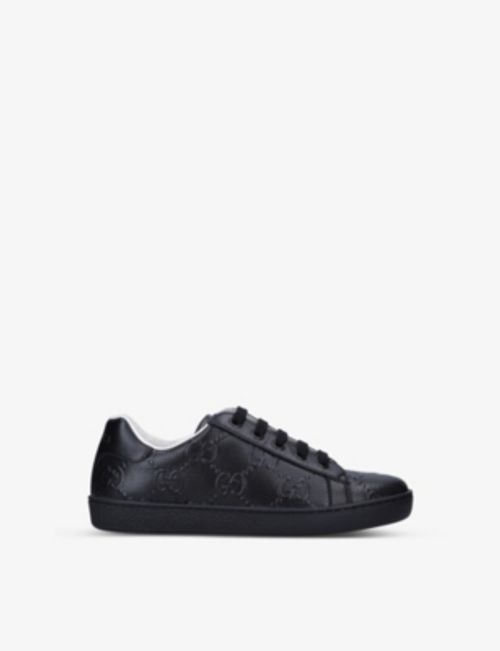 Louis Vuitton Time Out Monogram-embossed Leather Low-top Trainers