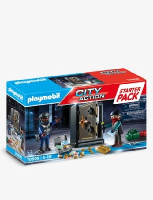 Playmobil City Action Police Helicopter Pursuit with Runaway Van