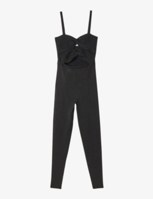 Manille cut-out stretch-woven...