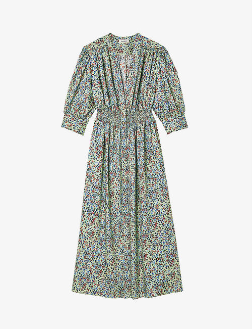 Provence woven floral dress