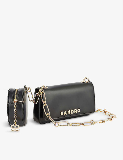 Totemo chain-strap bag with...