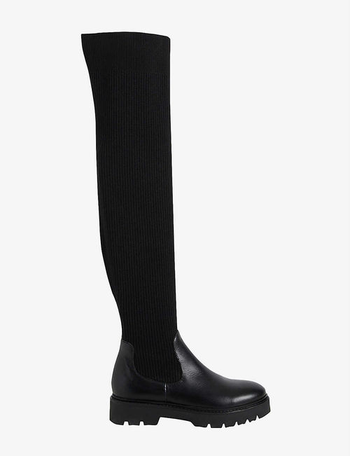 Alerte leather knee-high boots