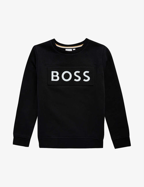 Logo cotton-blend sweatshirt...