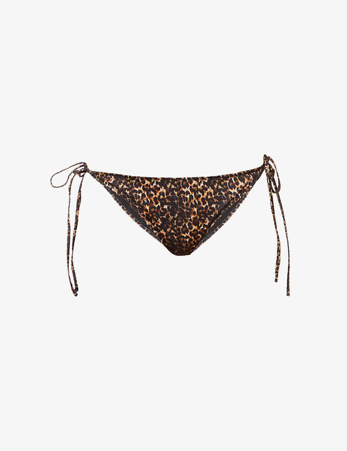 Mae animal-print bikini...