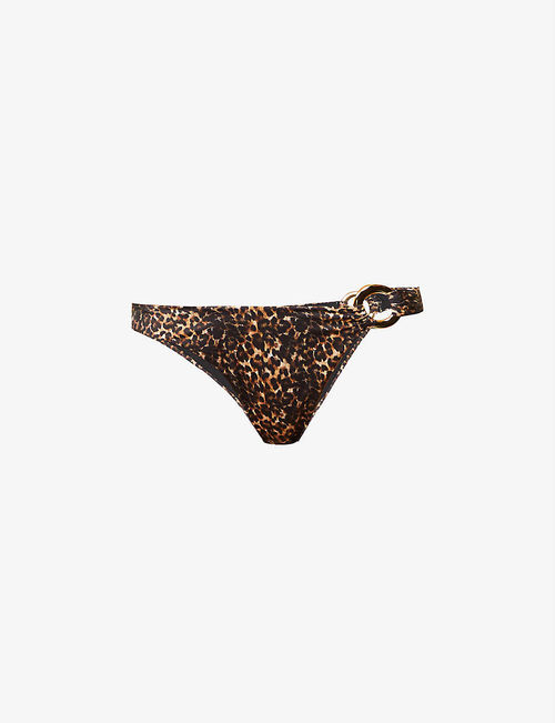 Cici animal-print bikini...