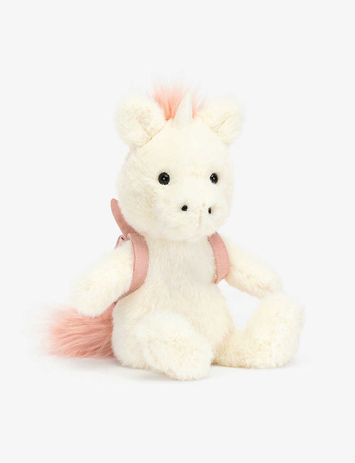 Backpack Unicorn soft toy 22cm