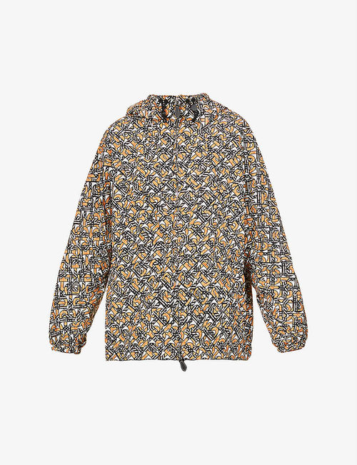 Emly logo-print shell jacket