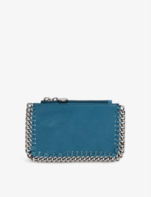 Falabella vegan-leather card...