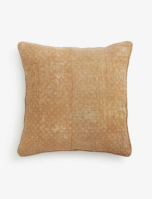 Bodhi printed linen cushion...