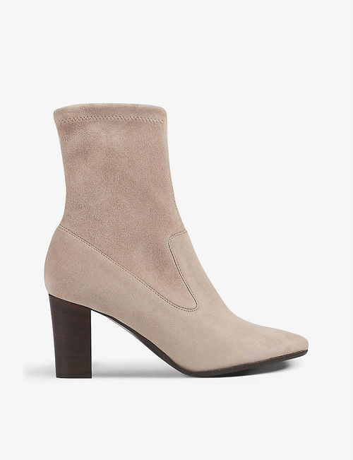 Alice stretch-suede ankle...