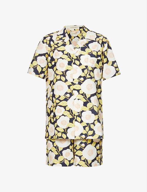 Emeli floral-print cotton and...