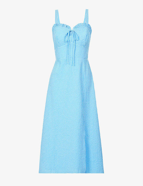 Lucia gingham-print...