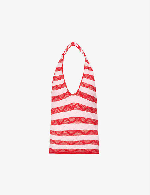 May striped stretch-woven...