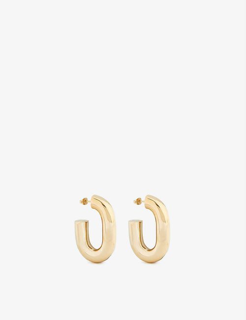 XL Link gold-tone hoop...