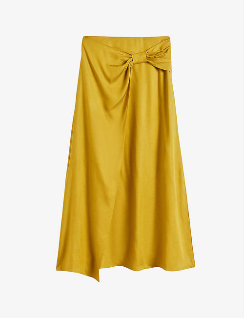 Jaune tied-waist high-waisted...