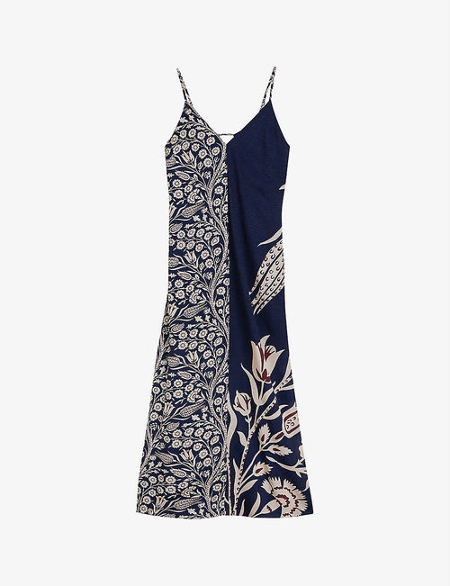 Lucyle floral-print woven...