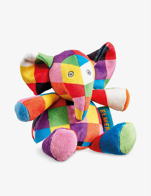 Elephant soft rattle toy 10cm