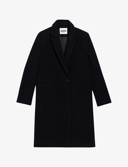 Wool-blend coat