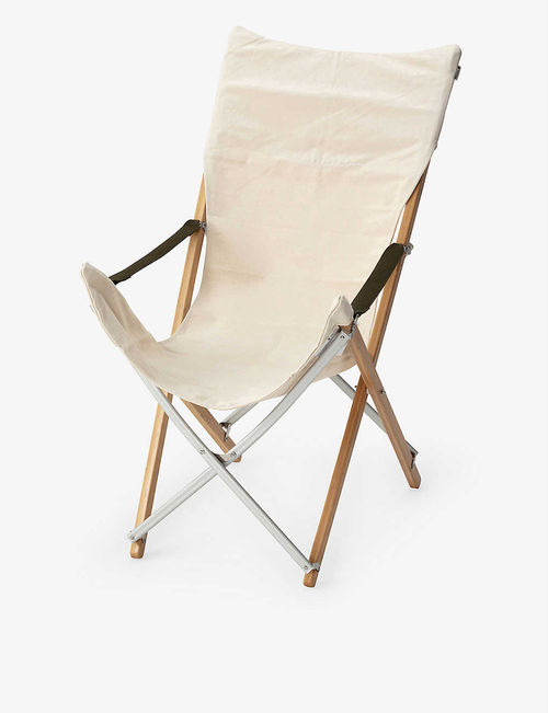 Foldable canvas camping chair