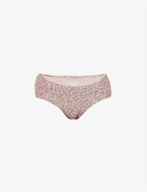 Soft Stretch leopard-print...