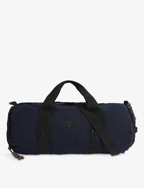 Logo gym cotton-blend duffle...