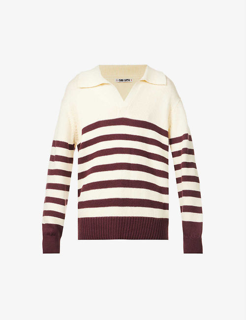 Irena striped cotton jumper