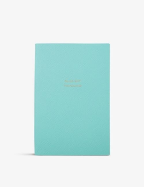 Happiness Chelsea Notebook in Panama in nile blue