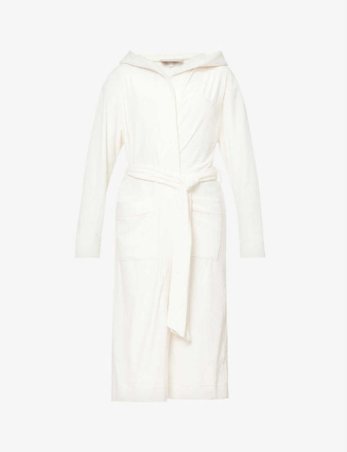 Houston hooded velour robe