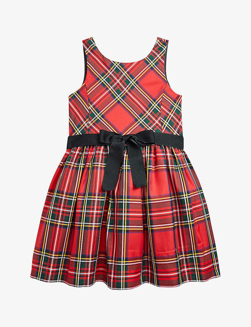 Vicenza tartan woven dress...