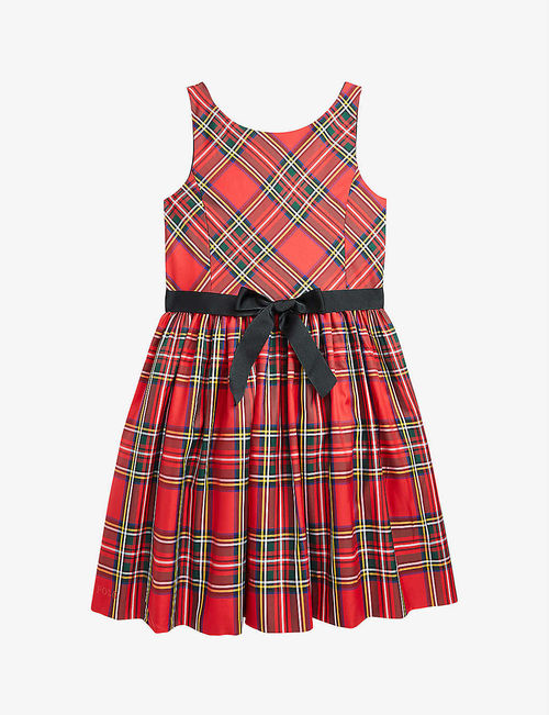 Vicenza tartan woven dress...