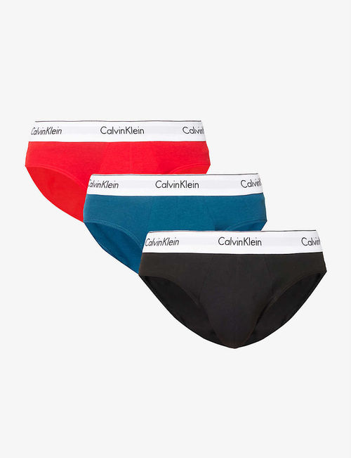 Logo-waistband pack of three...