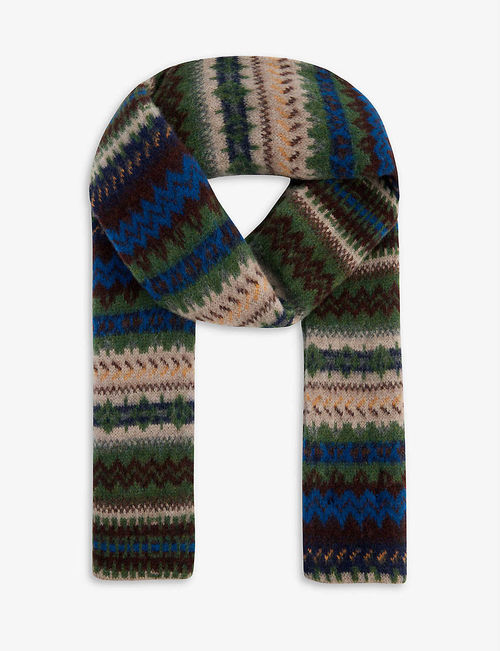 Cosmic Excursions wool scarf