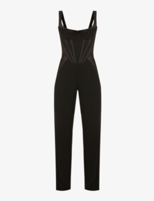 Mylene corseted woven jumpsuit